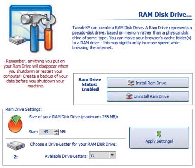 Рис. 5. Утилита RAM Disc Drive