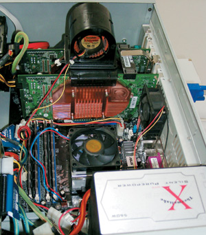 Рис. 6. SLI-система в работе