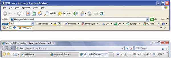 ����������� ��������� Internet Explorer 7