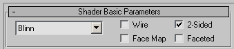 Рис. 50. Настройка параметров в свитке Shader Basic Parameters
