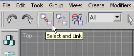 Рис. 2. Кнопки SelectandLink и UnlinkSelection