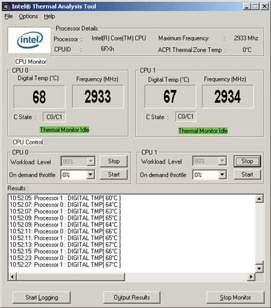 Утилита Intel Thermal Analysis Tool v. 2.06
