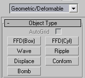 Рис. 1. Объекты типа Geometric /Deformable