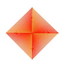 Рис. 18. Внешний вид полученного сложного узора после поворота с копированием созданных blend-объектов