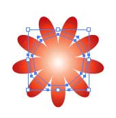 Рис. 37. Исходные контуры двух вложенных друг в друга цветков