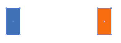 Рис. 4. Связываемые точки выделены инструментом Direct Selection