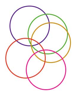 Рис. 47. Исходное изображение в виде набора кругов