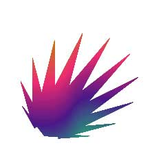 Рис. 54. Результат сложной градиентной заливки векторного объекта