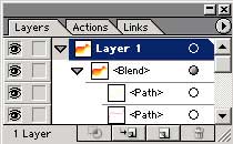 Рис. 75. Начальное состояние окна Layers