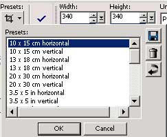 Рис. 4. Выбор типа обрезаемой области