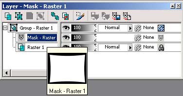Рис. 73. Окно Layer после создания маски слоя