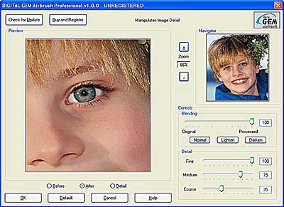 Рис. 6. Скриншот DIGITAL GEM Airbrush Pro Plug-In