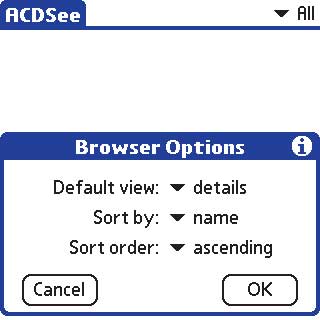 Рис. 17. ACDSee Mobile 1.2 for Palm OS