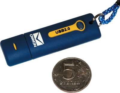 Флэш-диск CANYON USB2.0 Flash Rubber 128 MB