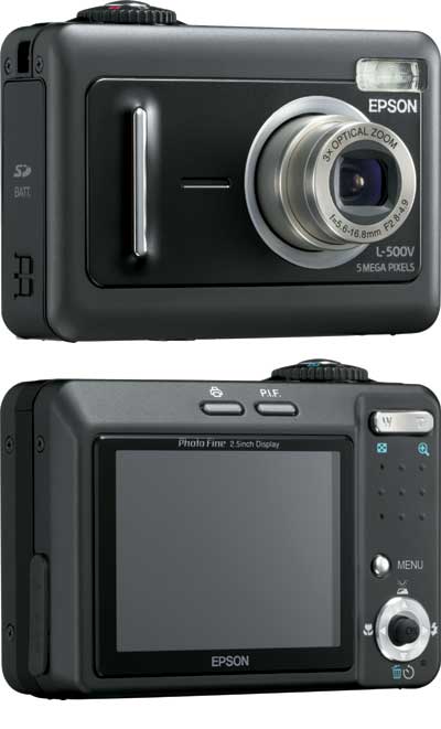 L-500V новый компактный цифровой фотоаппарат от EPSON