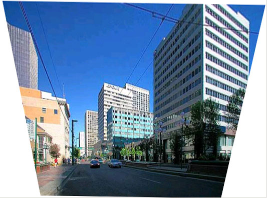 Рис. 26. Результат трапецеидальной коррекции перспективы