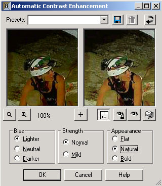 Рис. 43. Настройка параметров Automatic Contrast Enhancement