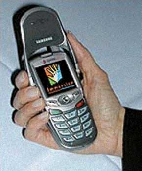 Прототип «тактильного» мобильного телефона компании Immersion