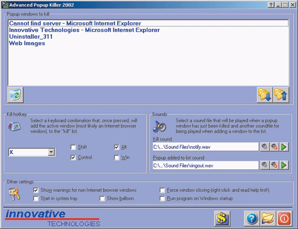 Advanced Popup Killer 2003 v3.5