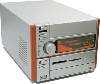 Выпускаемые компанией MSI barebone-системы серии MEGA гораздо больше похожи на музыкальные центры, чем на компьютеры
