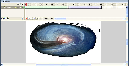 Растровое изображение, переведенное в векторный вид с помощью команды Trace Bitmap