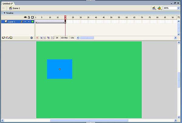 Анимация Motion Tween позволяет создать эффект изменения яркости