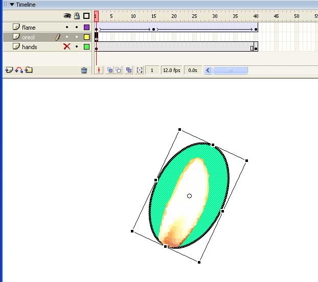 Процесс создания ореола