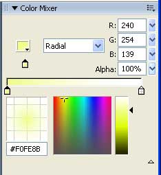 Панель Color Mixer