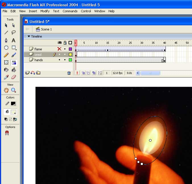 У ореола получились жесткие края