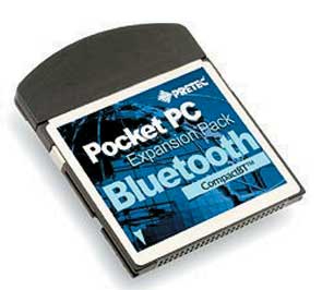 Съемный Bluetooth-адаптер для КПК, выполненный в конструктиве CompactFlash
