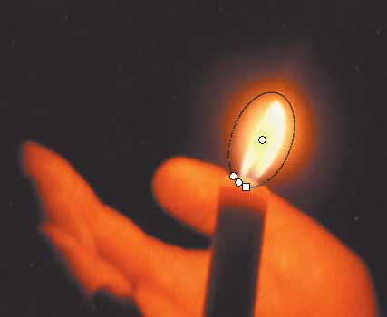 Рис. 17. Ореол с градиентной заливкой