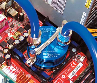 Рис. 19. Жидкостный радиатор процессора ZM-WB2