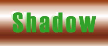 Рис. 49. Окончательный внешний вид текста с градиентной тенью