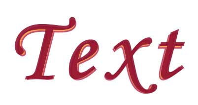 Рис. 64. Первоначальный вариант текста с обводкой