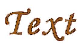 Рис. 73. Внешний вид текста с окантовкой градиентом