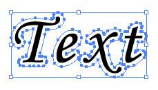 Рис. 83. Внешний вид текста после создания второй обводки