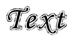 Рис. 84. Окончательный внешний вид текста с двойной обводкой