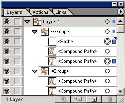 Рис. 89. Окно палитры Layers после создания прямоугольника