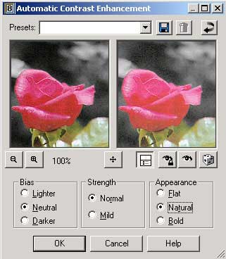 Рис. 51. Настройка параметров Automatic Contrast Enhancement