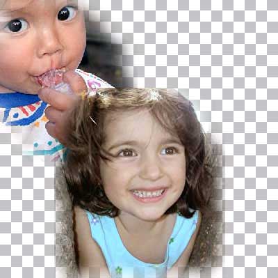 Рис. 77. Результат удаления лишних фрагментов на первом и втором снимках