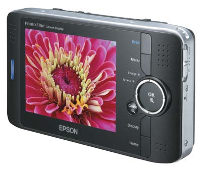 Портативный цифровой фотоальбом EPSON P-2000 один из принципиально новых продуктов, адресованных энтузиастам цифровой фотографии (фото Seiko EPSON)