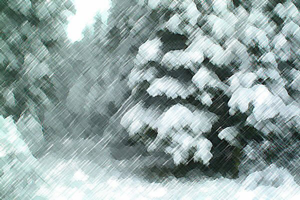 Рис. 13. Рисунок цветными карандашами, созданный из фотографии