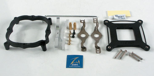 Рис. 9. Набор крепежа кулера Zalman CNPS9500 LED