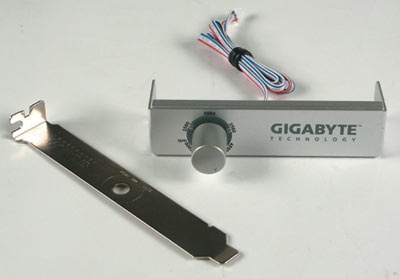 Рис. 14. Контроллер скорости  вращения вентилятора кулера Gigabyte 3D Rocket-Pro