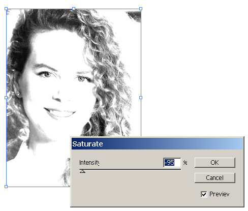Рис. 18. Коррекция насыщенности