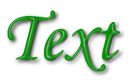 Рис. 23. Пластиковый текст