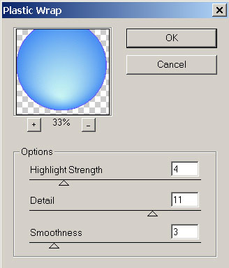 Рис. 25. Настройка параметров эффекта Plastic Warp