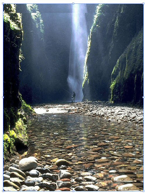 Рис. 28. Результат уменьшения верхней копии изображения