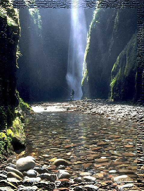 Рис. 30. Результат наложения эффекта Mosaic Tiles на нижний слой