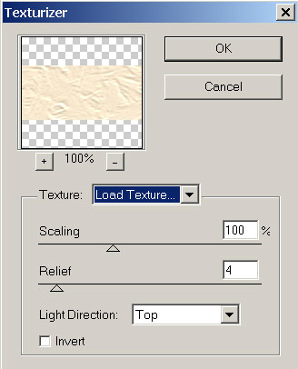 Рис. 37. Использование текстуры из пакета Jasc Paint Shop Pro